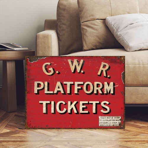 Vintage style gwr great - style,