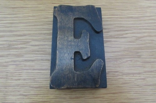 Printers block letterpress - block,