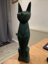 Wooden Carved Cat Ebay ￼￼