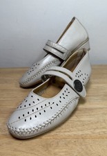 Pavers Stone Leather Mary Jane