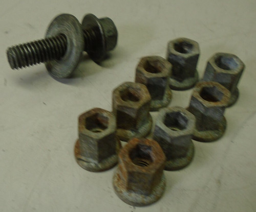 Exhaust mount nuts bolt - bolt, yamaha