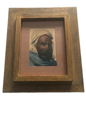 Vintage pastel painting of