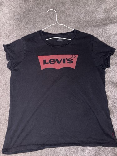 Levi black logo shirt - t-shirt, |