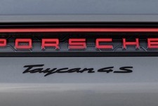 New Gloss Black Taycan 4S Rear