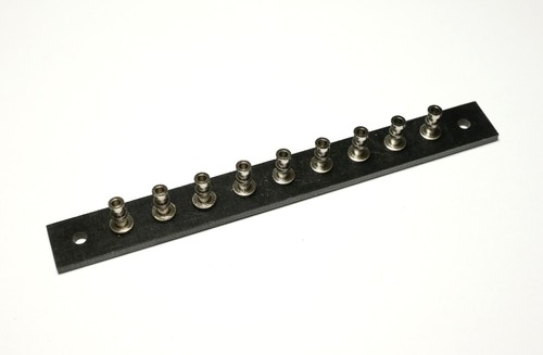 Pin turret strip board - board, 1x9