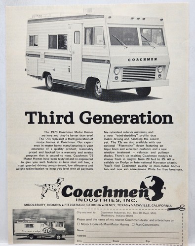1973 coachmen camper motor - 1973,