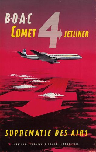 Vintage boac comet - vintage,