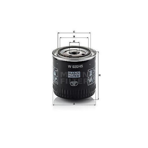 Mann filter 920 oil - 920/45,