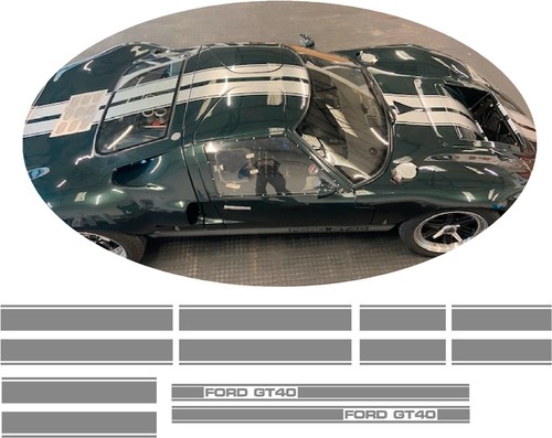 Ford gt40 stickers stripe - ford,