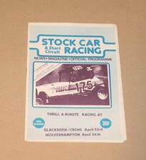 1983 Blackburn Brisca F1 stock car & Ministox programme, 23 April