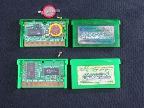 Pokemon emerald leaf green gba - green,