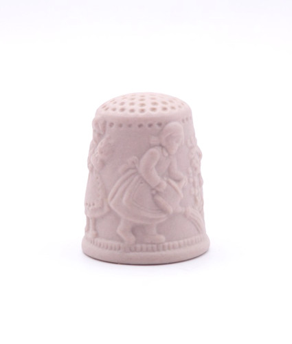 Vintage lladro bisque thimble - vintage,