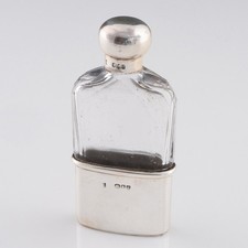 Sterling silver and glass - silver,