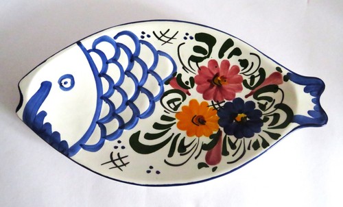 Spanish fish shaped plate - shaped,