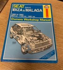 Seat Ibiza Mk1 Malaga Haynes Workshop Repair Manual
