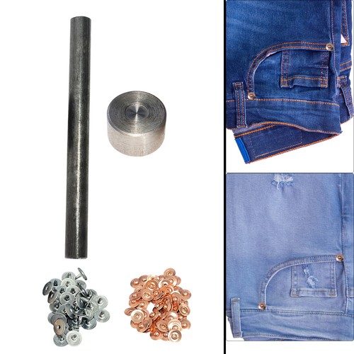 7mm hat rivet hand tool - tool, set