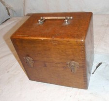 Portable Faradic Battery In Beautiful Oak Box
