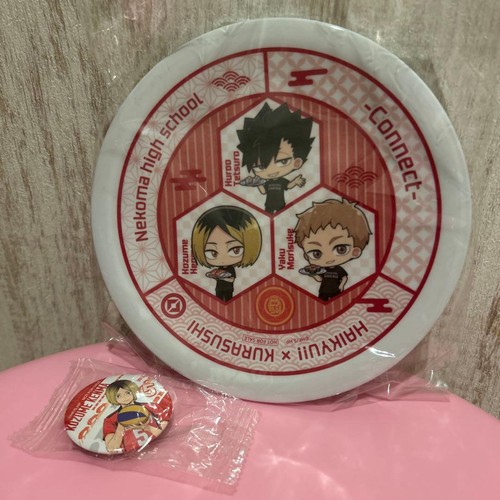Haikyu kura sushi plate - haikyu, nekoma