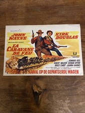 Vintage Film Poster The War wagon With John Wayne Belgium Edition 1967