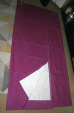 Purple polyester cotton eyelet