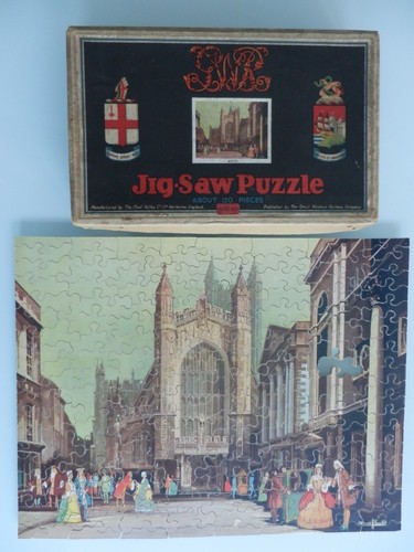 Vintage wooden jigsaw - jigsaw, by