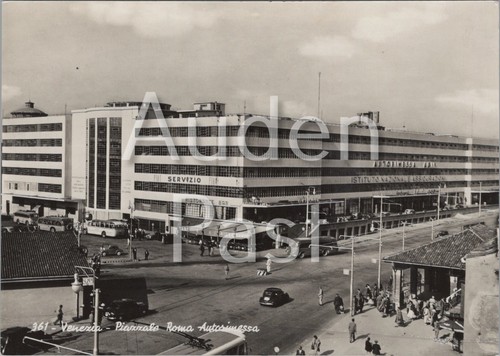 Vintage rppc venezia - vintage, piazzale