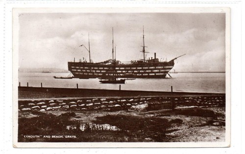 Training ship exmouth and - ship, "exmouth"