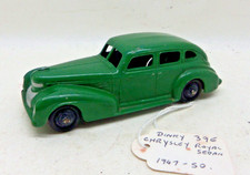 Dinky Toys 39e Chrysler Royal Sedan in Green with Black Hubs - V. Good Condition