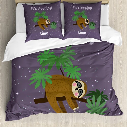Sloth duvet cover - duvet, cartoon