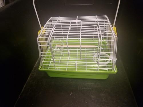 Plastic portable birdcage - plastic,