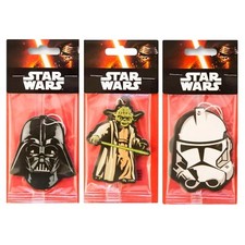 Star Wars Car Air Freshener Freshner Scent - Darth Vader Clone Trooper Yoda