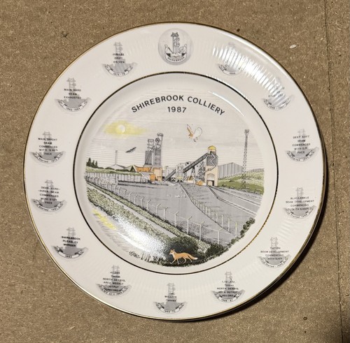 Shirebrook colliery plate - shirebrook,