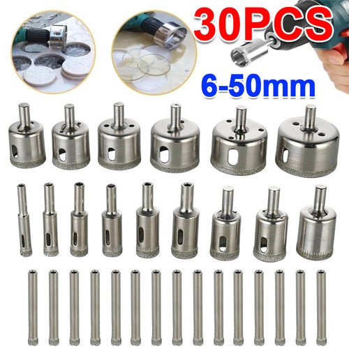 30x diamond holesaw set - set, holes