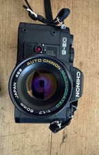 Chinon CE5 35mm  Film Camera With Accessories Plus Free Chinon 35EE Camera