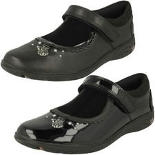 Girls Clarks Shell Detailed