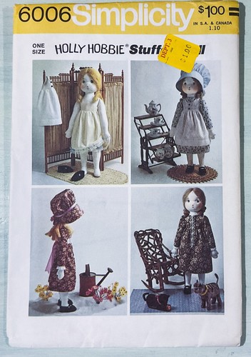 Simplicity 6006 holly hobbie - simplicity,