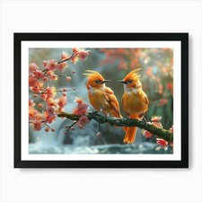 Beautiful Bird on a branch 15