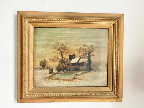 Antique victorian winter - antique,
