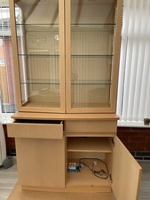 Curved Display Cupboard and