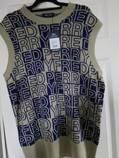 Mens Fred Perry Block Graphic