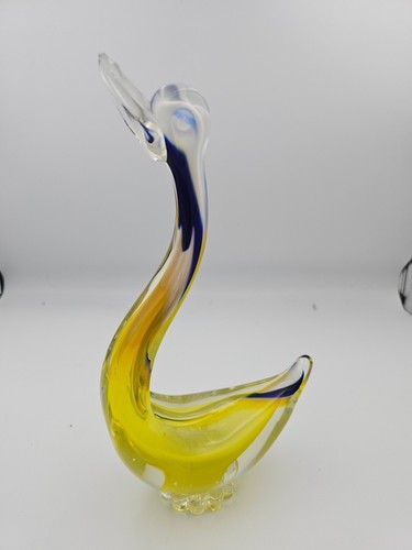 Vintage murano style yellow - vintage,