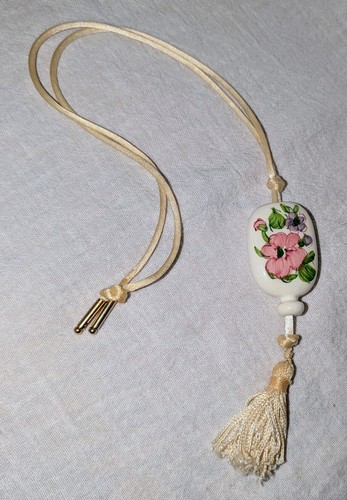 Avon necklace hand painted - avon,