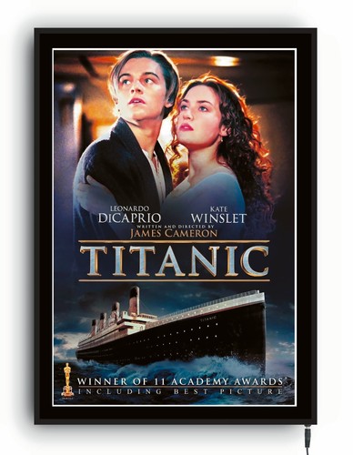 Titanic movie poster light - titanic,