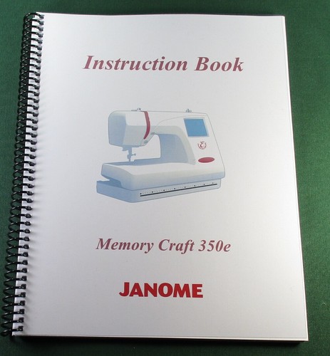 Janome memory craft 350e - craft,