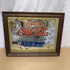 Vintage Large Coca Cola Mirror
