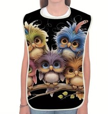 B2 - 1pc Birds - Linen Adult