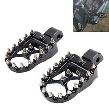 Black MX Style Rear Foot Pegs Pedal For Harley Softail Fat Bob Low Rider 2018-23