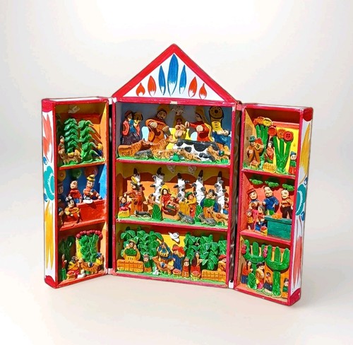 Peruvian retablo traditional - retablo,