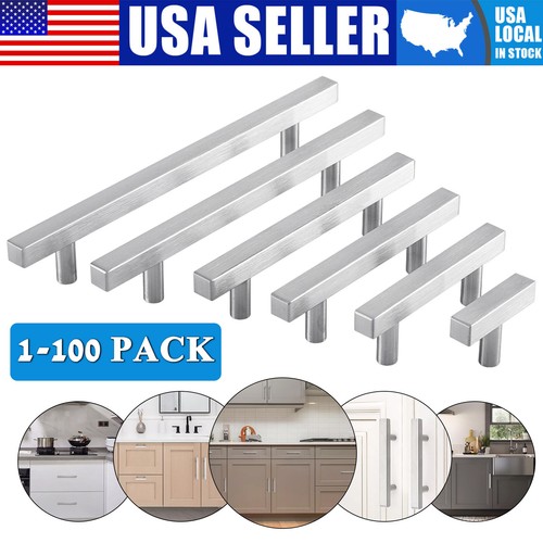 Brushed nickel square cabinet - nickel,