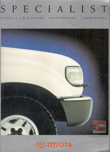 Toyota specialist range - toyota,